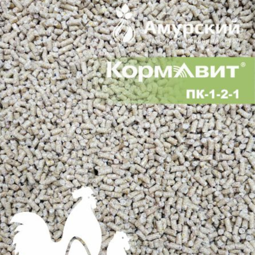 Комбикорм полнорационный для кур-несушек 47 недель и более ПК 1-2-1