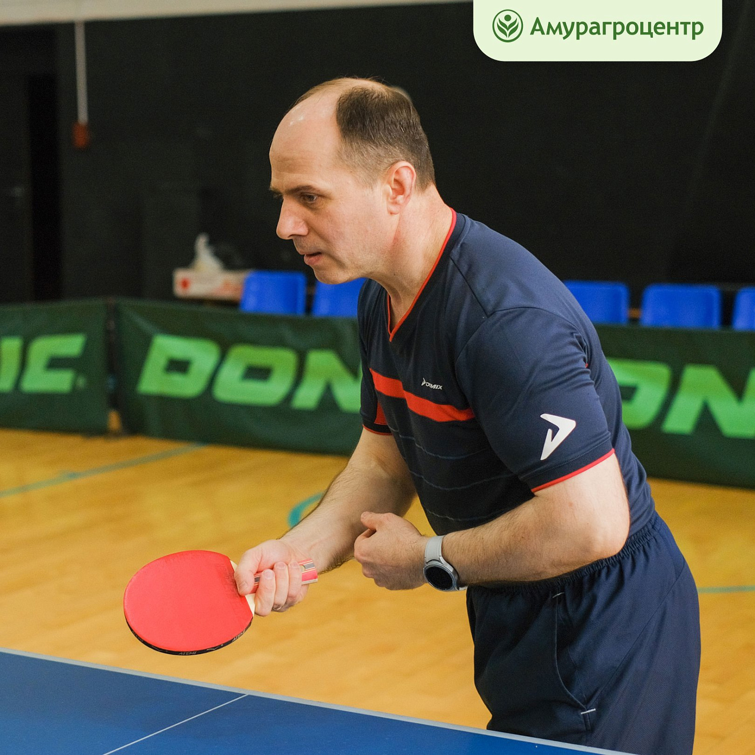 Команда «Амурагроцентра» приняла участие в теннисном турнире