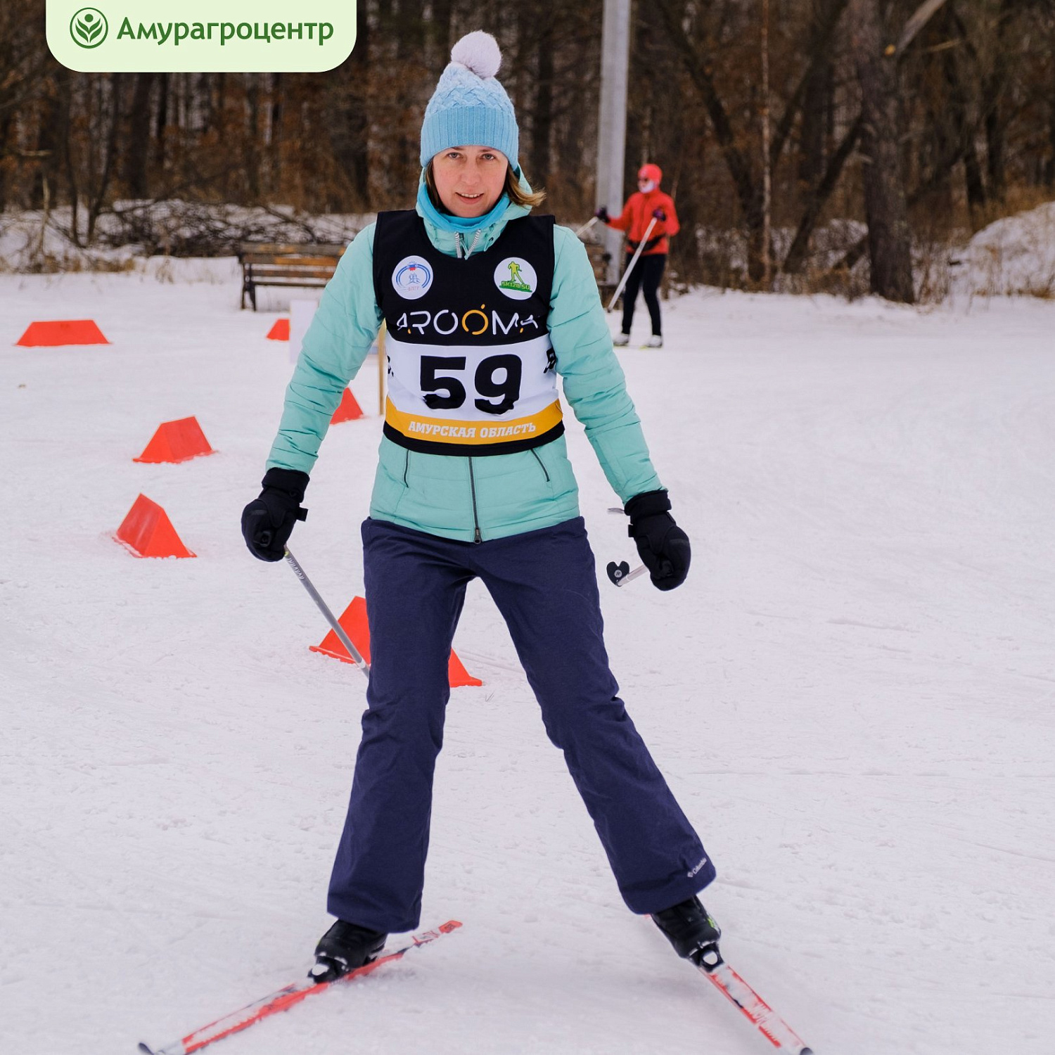 «Амурагроцентр» принял участие в Спартакиаде по лыжным гонкам